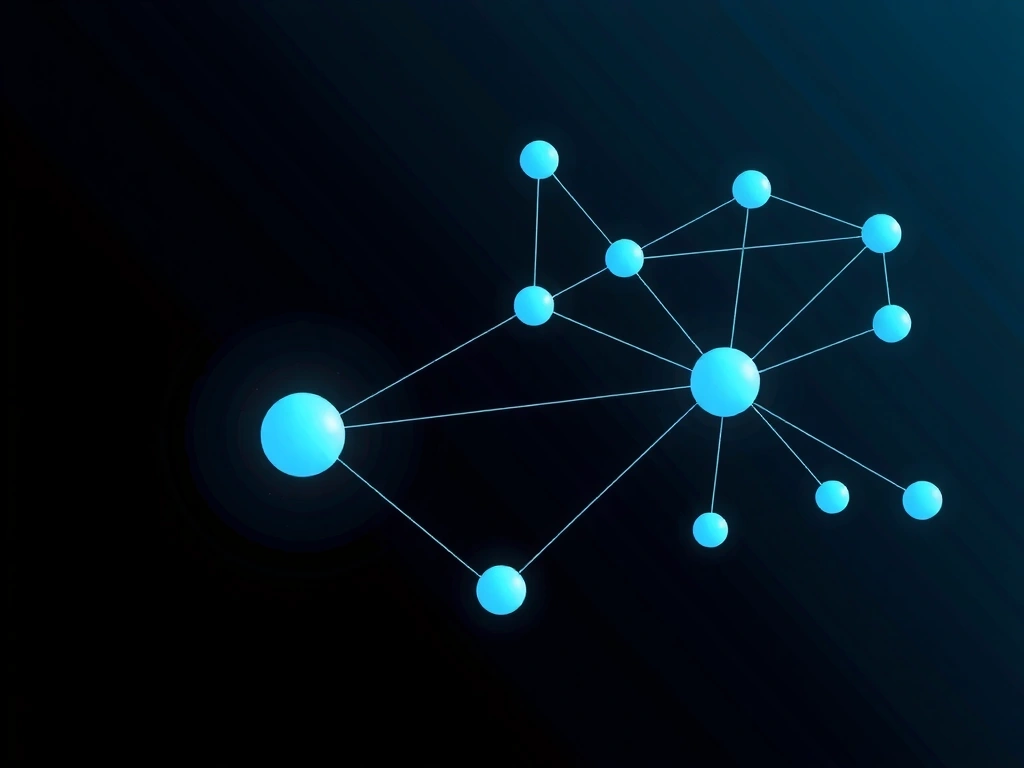 Abstract representation of data connections and cookie flow